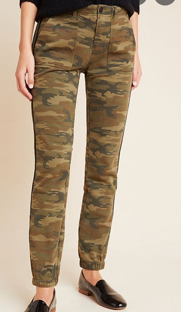 Sanctuary for Anthropologie camo print joggers